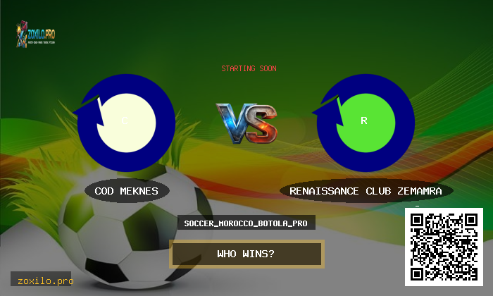 COD Meknes vs Renaissance Club Zemamra Stats, Odds & Winning Tips