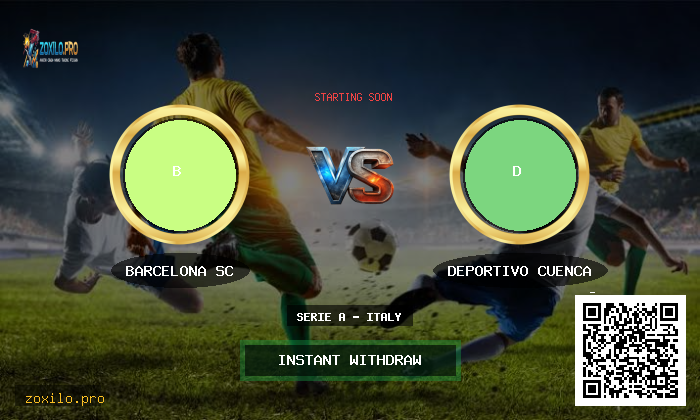 Serie A - Italy: Barcelona SC vs Deportivo Cuenca Prediction