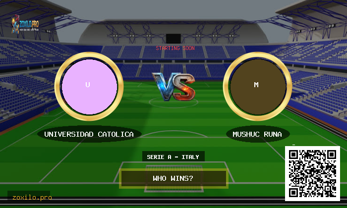 Universidad Catolica vs Mushuc Runa Stats, Odds & Winning Tips