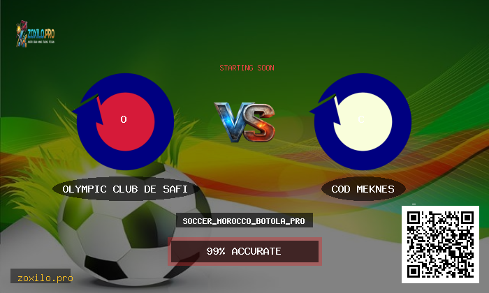 soccer_morocco_botola_pro: Olympic Club de Safi vs COD Meknes Prediction