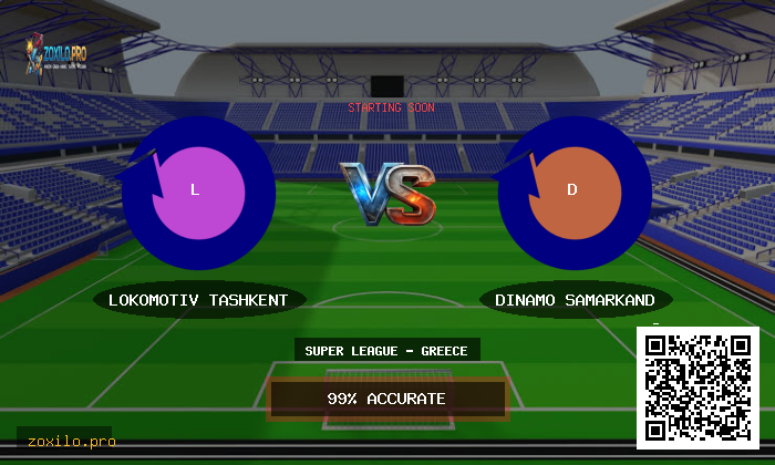 Super League - Greece: Lokomotiv Tashkent vs Dinamo Samarkand Prediction